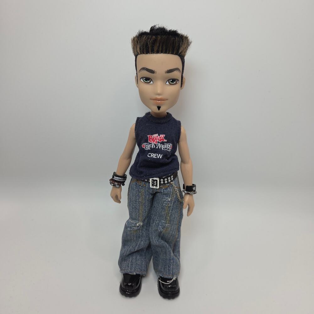 Vintage 2005 Bratz Rock Angelz Eitan Doll with Original Outfit + Shoes